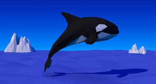 Low Poly Orca preview image